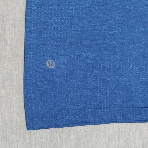 Lululemon Metal Vent Tech Shirt Mens Large Blue Athletic Running Training Tee - Picture 4 of 12